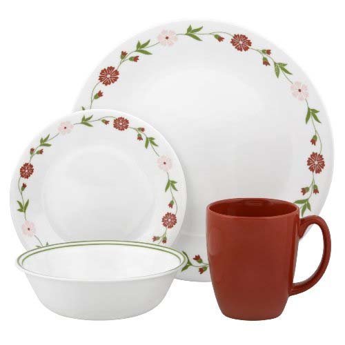Corelle Spring Pink 16pc Dinner Set – BigaMart