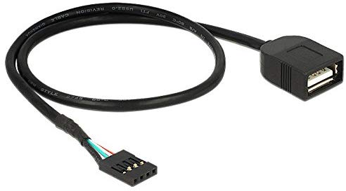 DeLOCK 83825 USB Cable, Black, 40 cm - Image 2