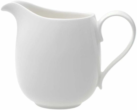 Villeroy & Boch New Cottage Basic Milk Jug, 600 ml, Height: 13 cm, Premium Porcelain, White