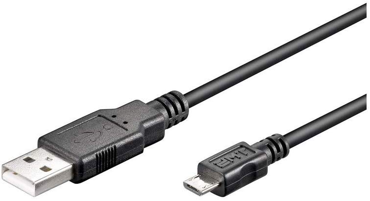Goobay 95736 USB 2.0 Hi-Speed Cable, Black, 0.15m Length