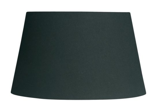 Oaks Lighting Cotton Drum Shade, 8-inch, Black