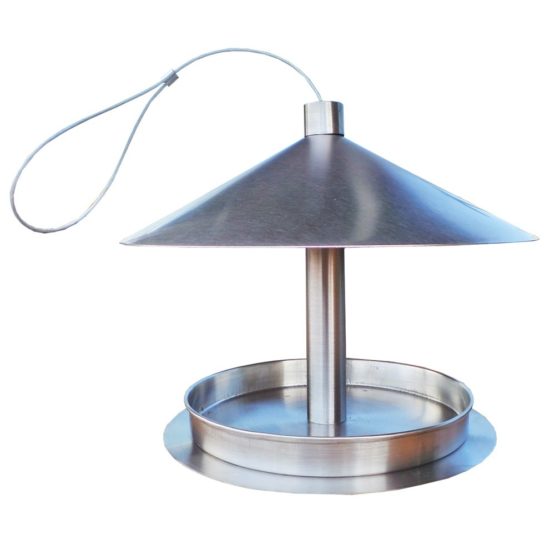 HABAU 1771 Stainless Steel Feeding Station with Cord for Hanging Up