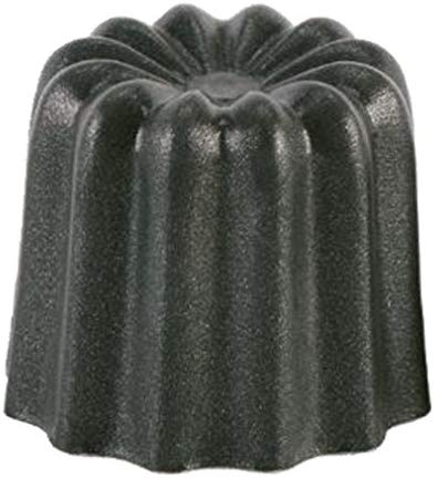 Patisse 43018 Fluted Aluminium 35 mm Black Pack of 6, 3,5x3,5x3,5 cm