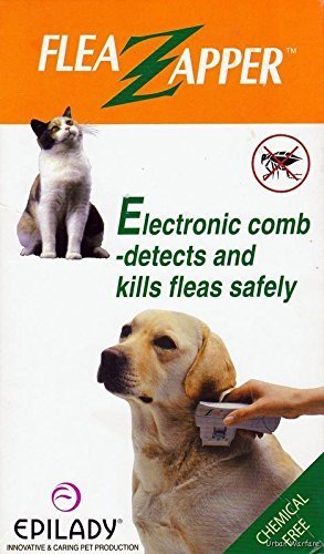 Electronic Flea Comb Kills Fleas Without Chemicals. Epilady, White and Green, Small - Image 2