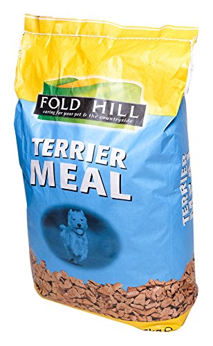 Fold Hill - Plain Terrier Dog Food Mixer, Oven Baked Adult Mixer for Dogs with Added Vitamins Naturally Baked, 15kg