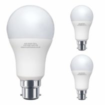3 Pack 10w GLS LED Light Bulb Cool White B22 Bayonet Very Bright 10w = 100w A60