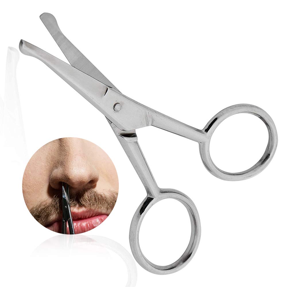 Titania Solingen Quality Nose Hair Scissors, Stainless Steel