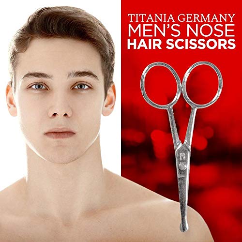 Titania Solingen Quality Nose Hair Scissors, Stainless Steel - Image 2