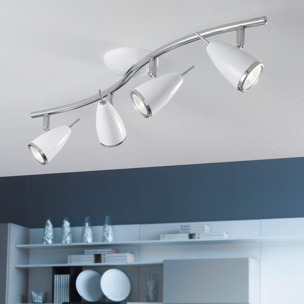 Eglo 93133 Ceiling Lamp, Metal, GU10, White - Image 4