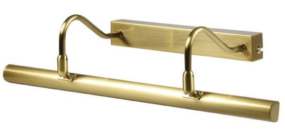 Picture Light Satin Brass Finish G9 Bulbs