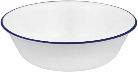 Corelle 3601 Ocean Blues Chip & Break resistant 16pc Dinner Set, Service for 4, Glass and Stoneware, 16-piece - Image 4