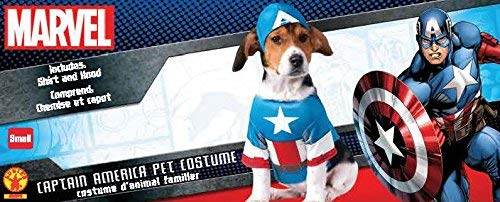 Rubies Official Captain America Pet Dog Costume Halloween, Multi, Medium - Image 4