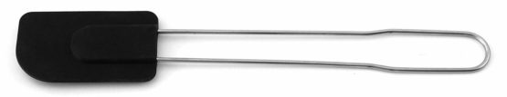 FMprofessional Dough Scraper, Stainless Steel, Black/Silver, ca. 28cm - Image 2