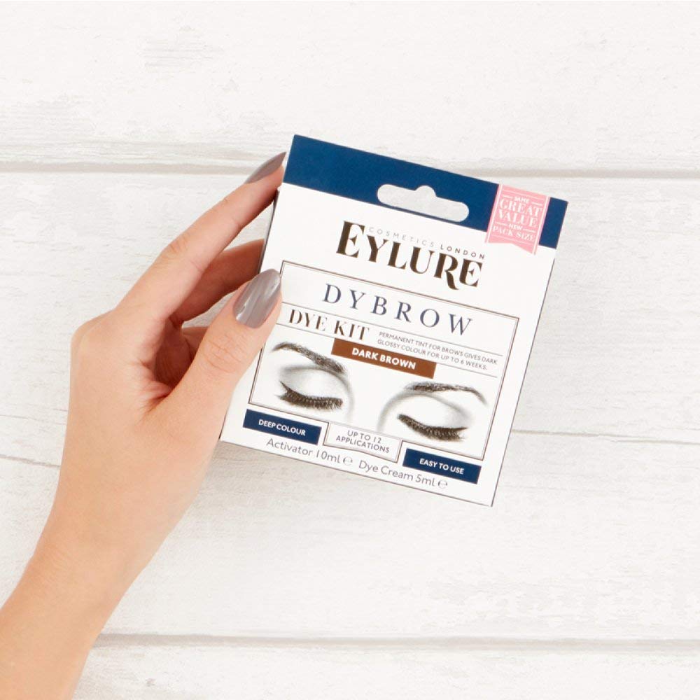 Eylure DYBROW Eyebrow Dye Kit, Dark Brown - Image 3