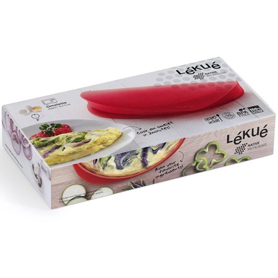 Lékué - Microwave Omelette Maker, 250 ml, Red - Image 3