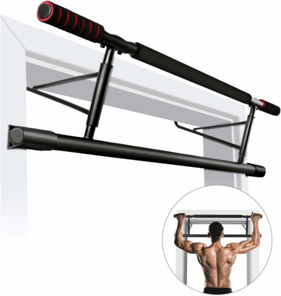 ROMIX Pull Up Bar for Door Frames, No Screws Chin Up Bar with Padded ...