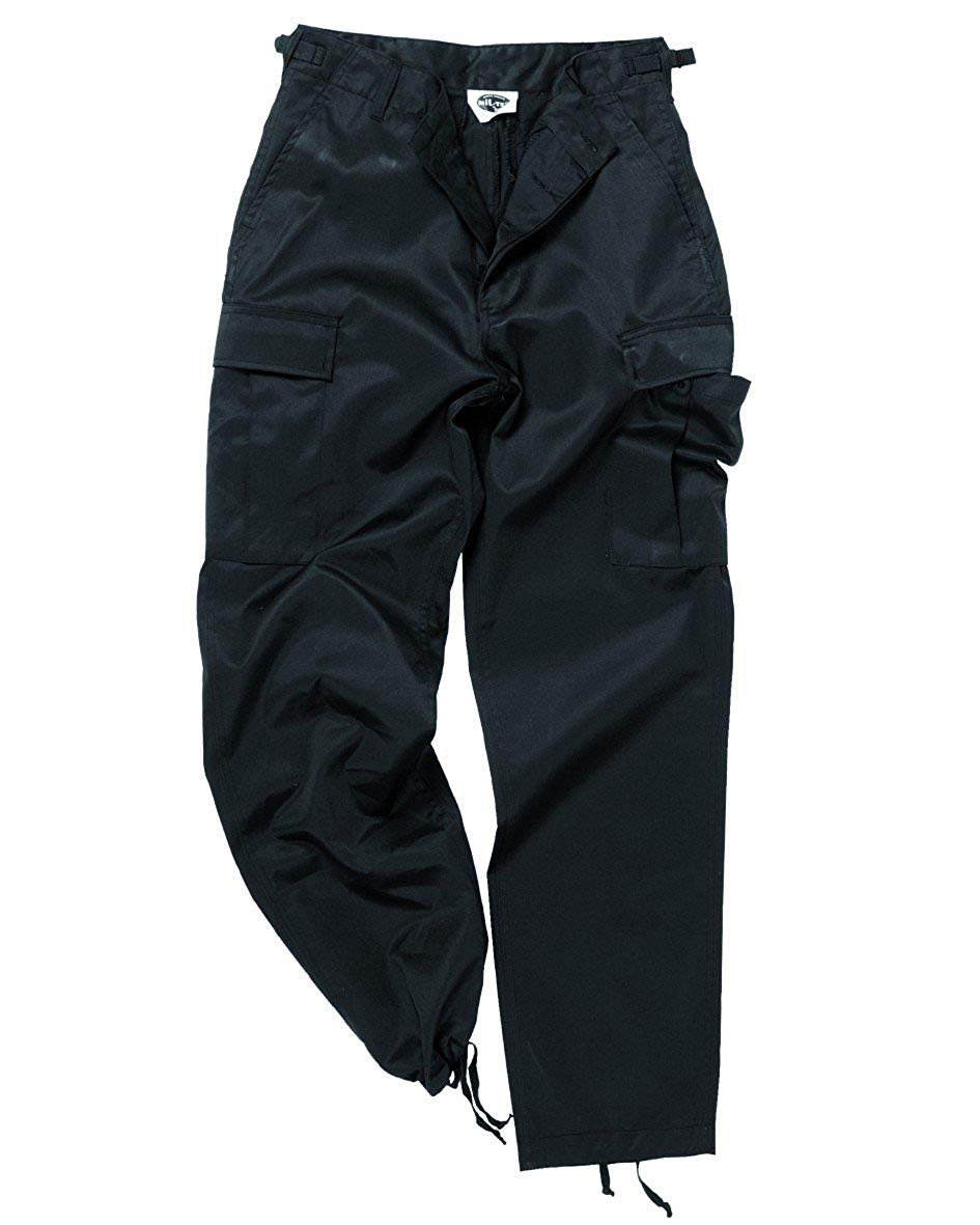Mil-Tec Men's Ranger Field Pants, Black, XL UK