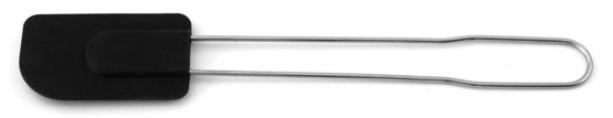 FMprofessional Dough Scraper, Stainless Steel, Black/Silver, ca. 28cm