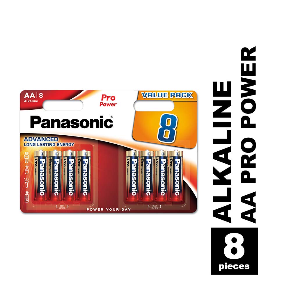Panasonic 2259 LR06 AA Mignon Pro Power Battery, 8er Pack
