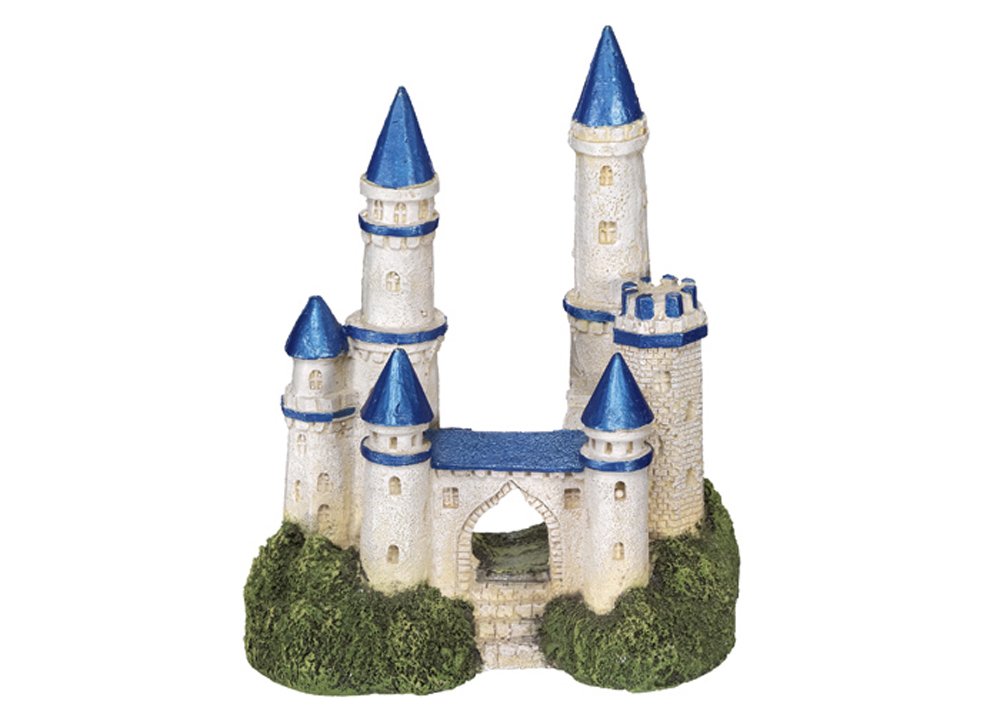 Nobby Castle Aquarium Ornaments, 11.9 x 7.9 x 14 cm, Weiß