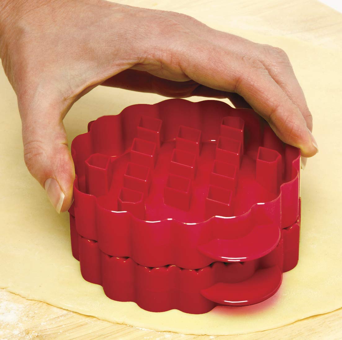Norpro Lattice Pie Mold, Pie Dish, As Shown, 4.5" x 5.75" x 2" / 11.5cm x 14.5cm x 5cm - Image 3