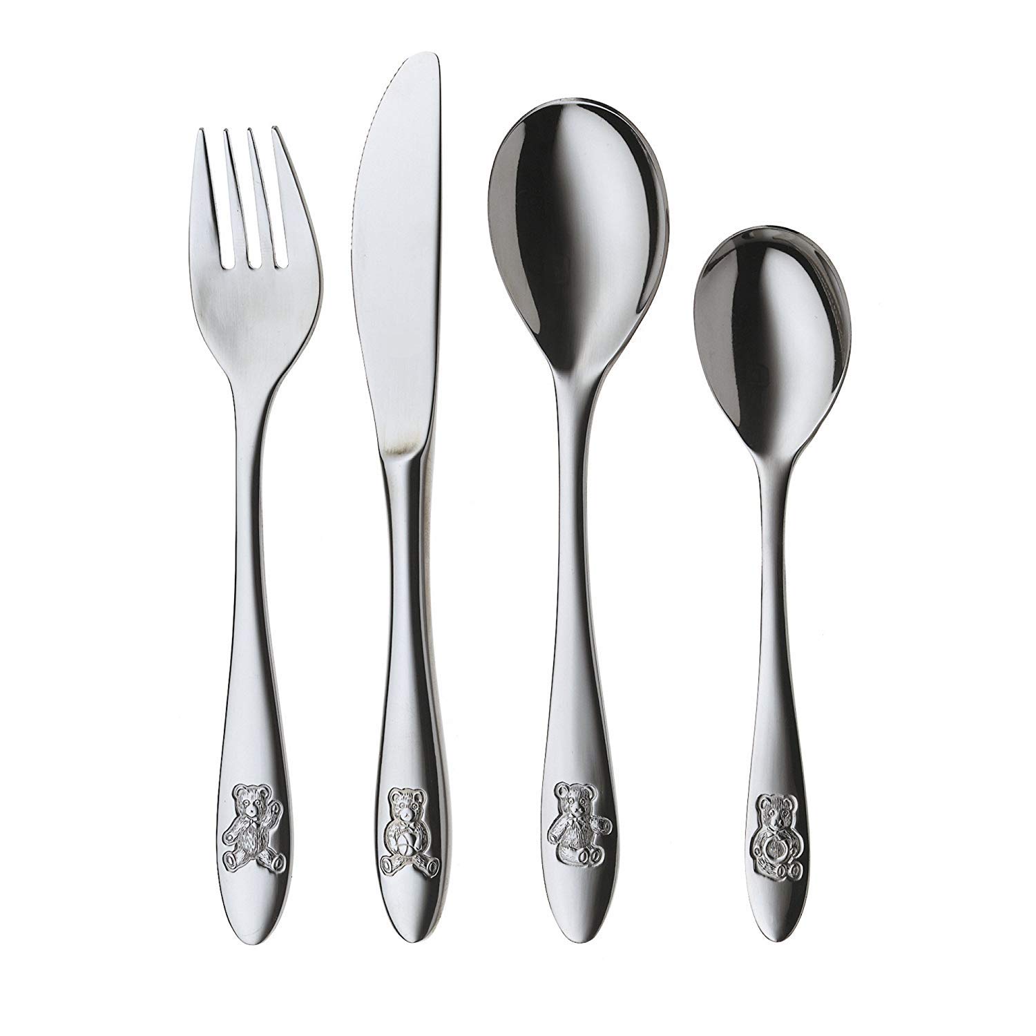 Silit Children'S Cutlery Set Pezzy Crominox, Silver, 4-Piece, 48 x 48 x 28 cm