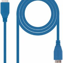 CABLE USB 3.0 TIPO A/M-MICRO B/M, AZUL 1M