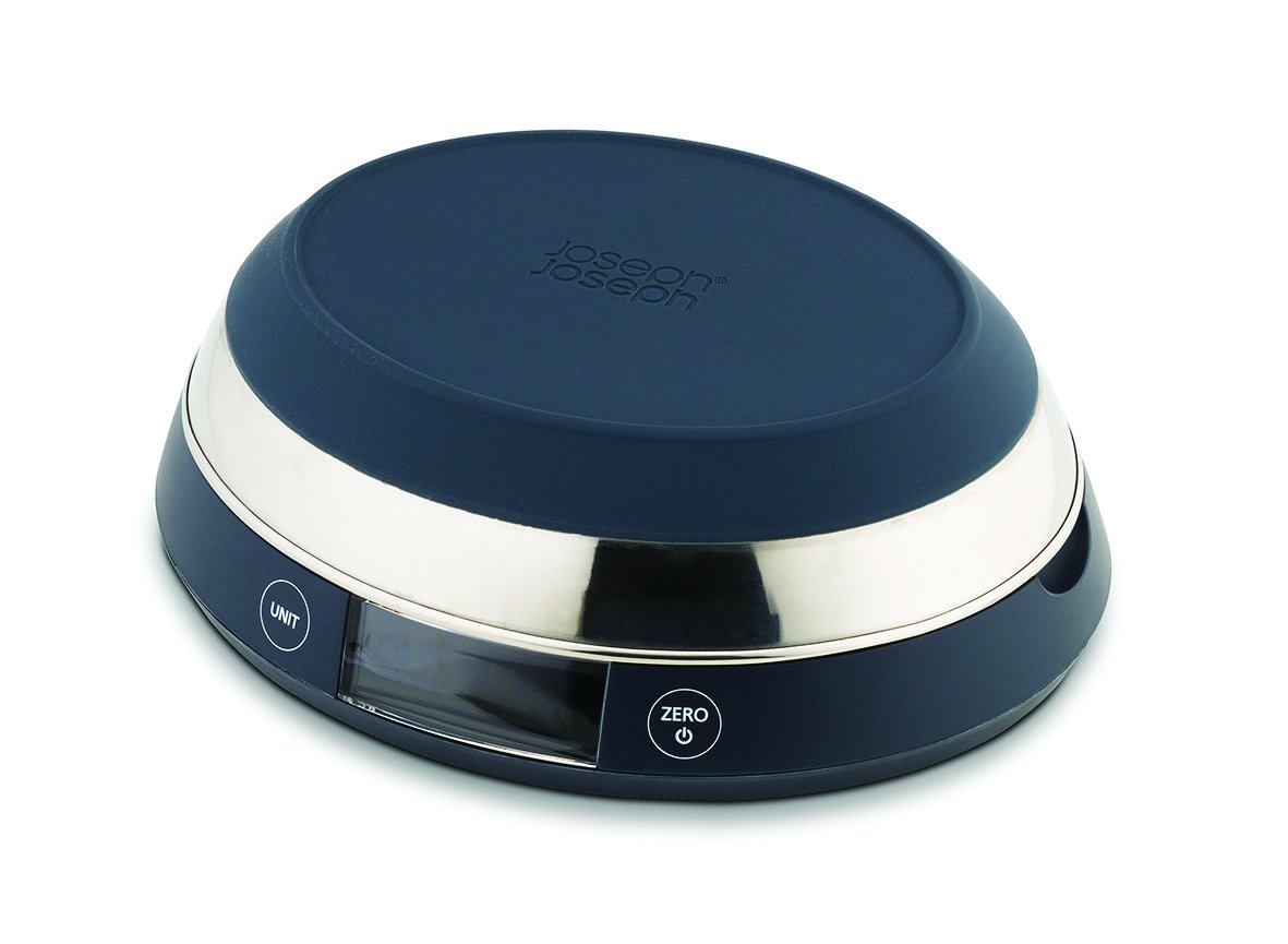 Joseph Joseph 2-in-1 Switch Digital Food Scale with Reversible Lid, 5 Kg (11lb) max capacity, metric and imperial measures