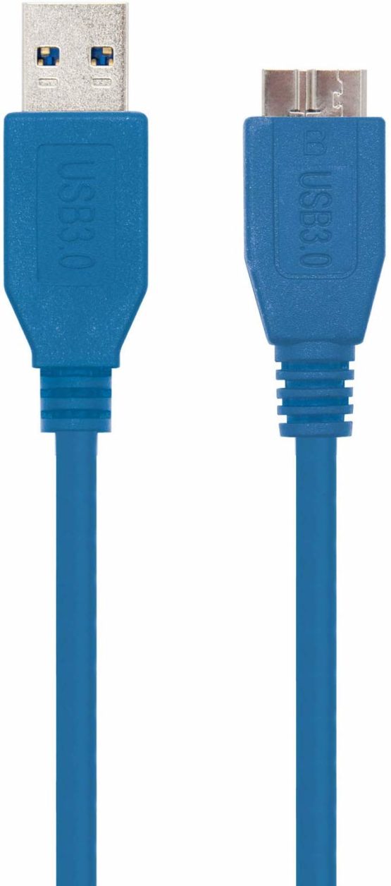CABLE USB 3.0 TIPO A/M-MICRO B/M, AZUL 1M - Image 2
