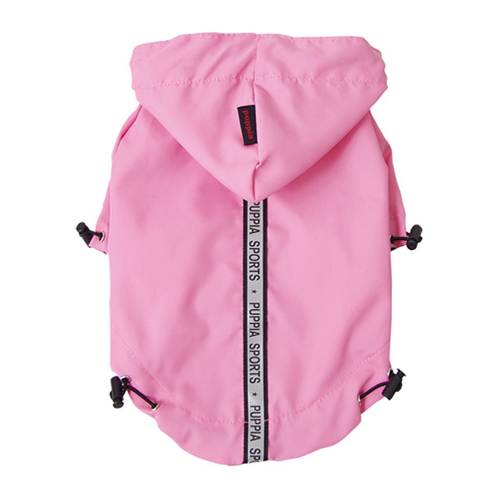 Puppia Base Jumper Raincoat For Dogs - Dog Jacket, Pink, 4XL