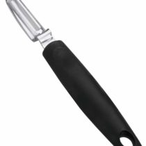 LACOR Professional P Peeler, Stainless Steel, Black, 5.5 x 1.6 x 30 cm
