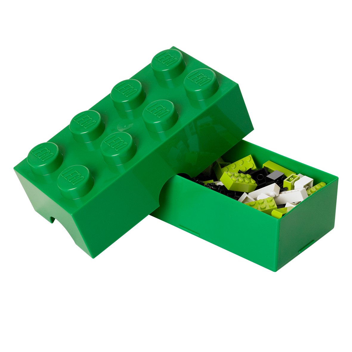 LEGO Lunch Box with 8 Knobs, Food-Grade, Dishwasher Safe, Versatile Storage Container, Pencil Case, Snack Box, 950ml - Image 2