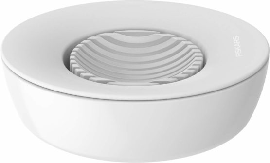 Fiskars Egg Slicer, Synthetic Material/Stainless Steel, 13.3 x 12 x 4.2 cm, Functional Form, White, 1016126