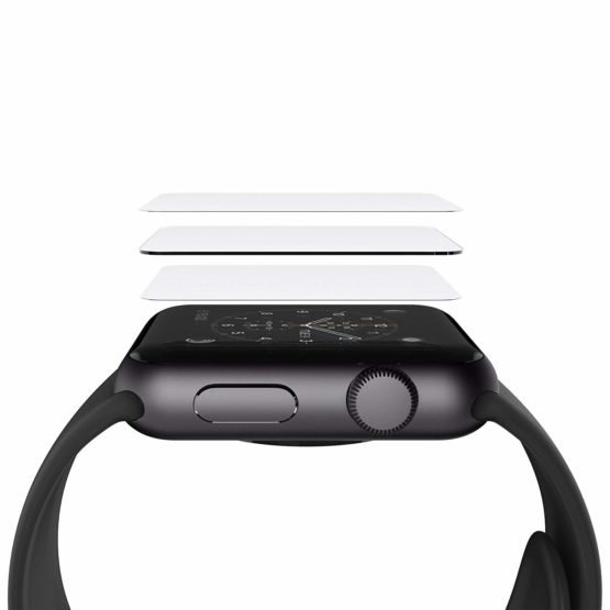 Belkin InvisiGlass 100% Real Glass Screen Protector for 42 mm Apple Watch Series 1, Series 2 and Series 3, includes Easy Install Tray - Image 2