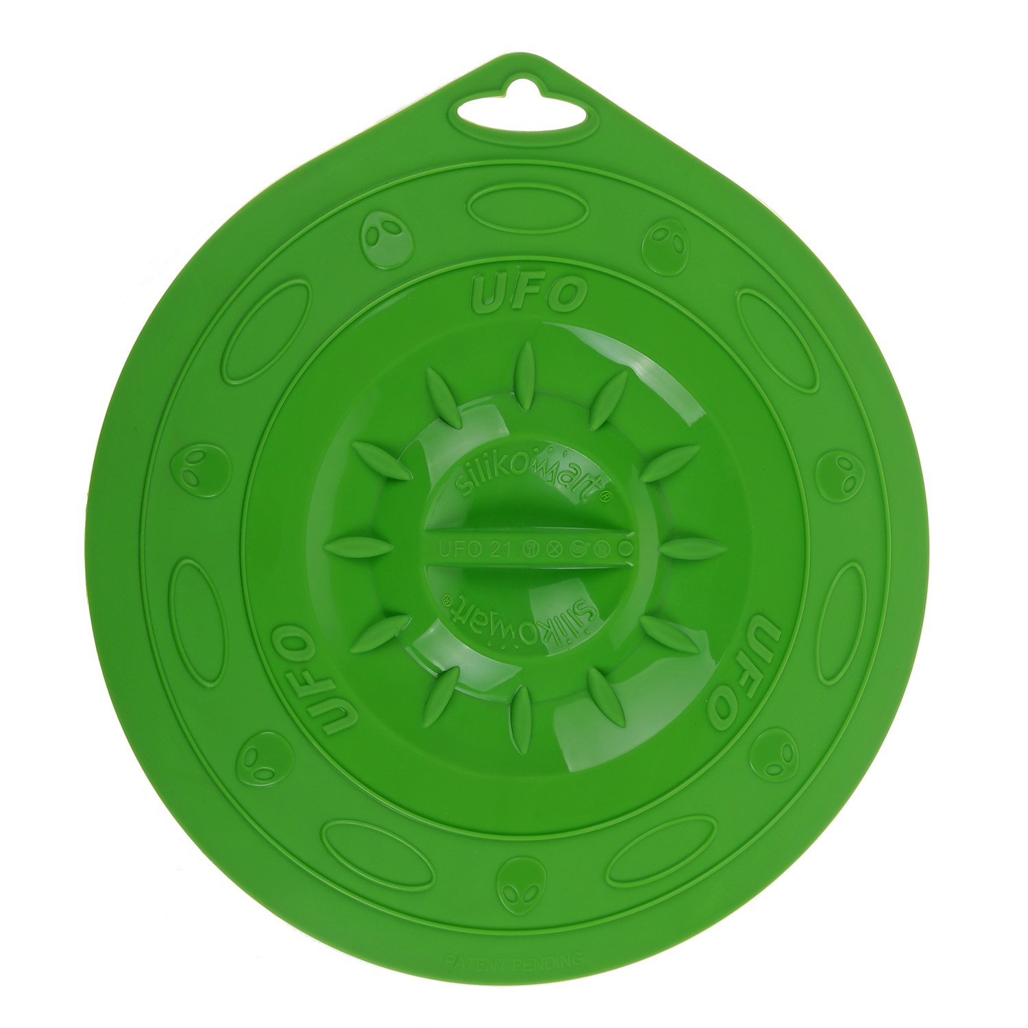 Silikomart Round Universal Silicone Lid, 215 mm, Green, Green, 6.5 UK