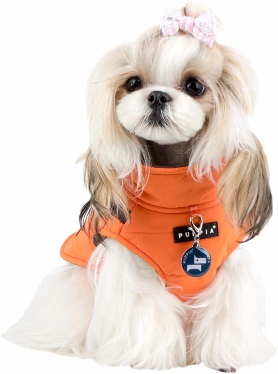 Puppia PAPD-VT1366-OR-M Authentic Mountaineer II Winter Vest, Medium, Orange - Image 4