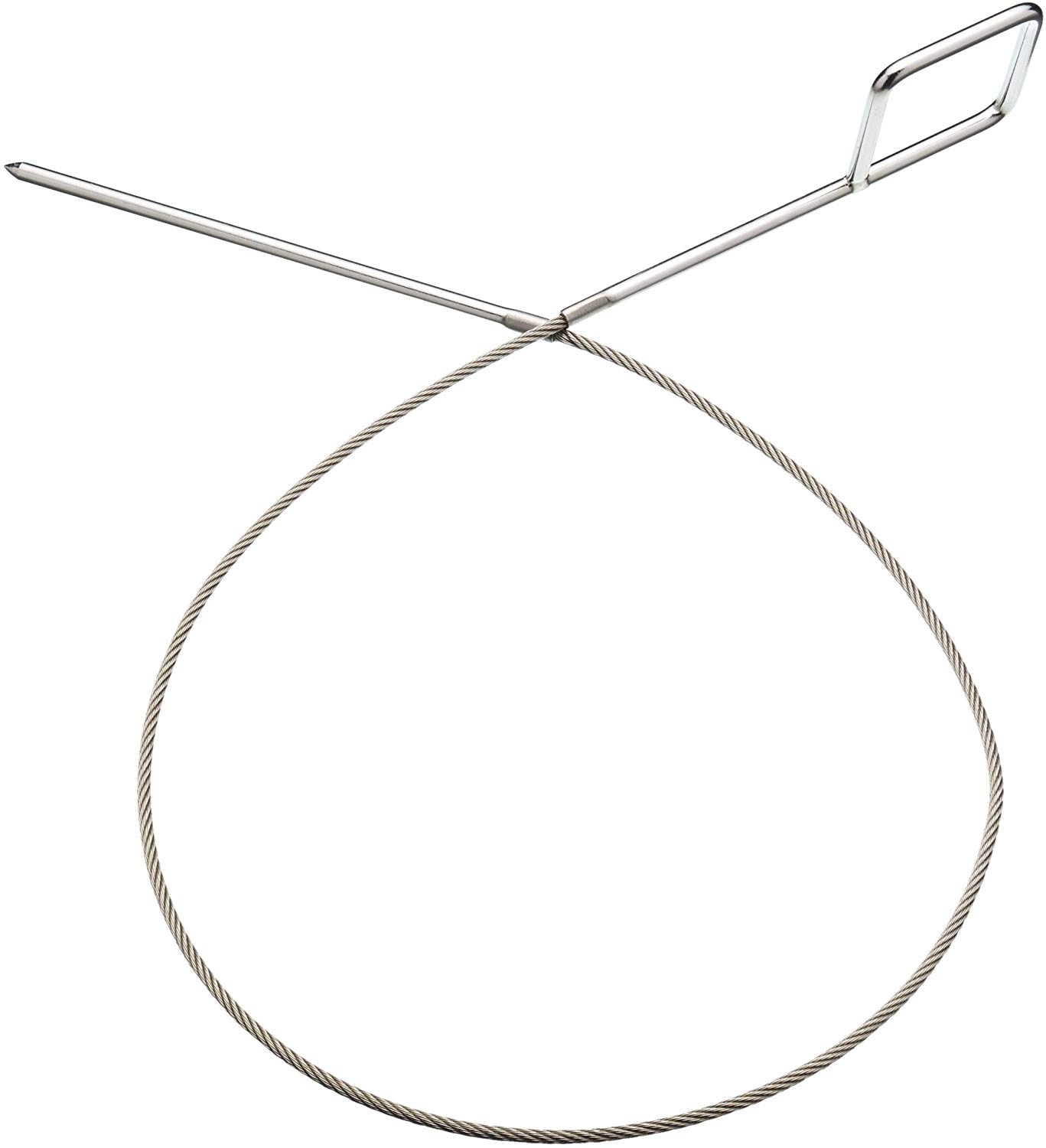 KitchenCraft KCSKEWERFLEX Flexible Stainless Steel 73 cm Kebab Skewer, Silver, Grey