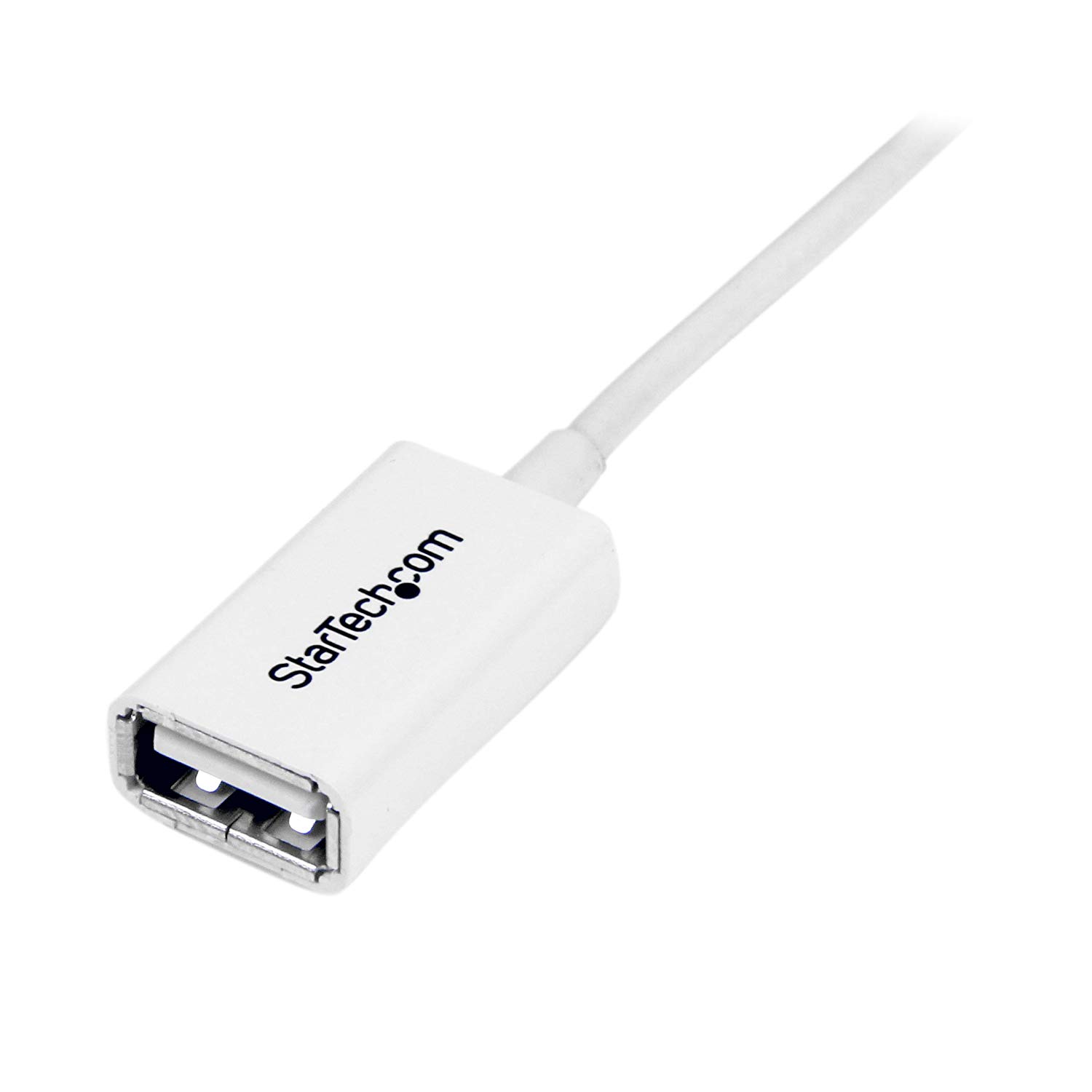 StarTech.com USBEXTPAA1MW 1 m White USB 2.0 Extension Cable Cord, A to A, USB Male to Female Cable, 1x USB A (M), 1x USB A (F) - White - Image 3