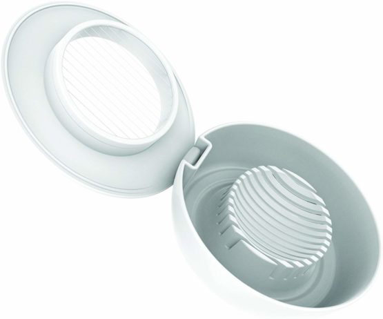 Fiskars Egg Slicer, Synthetic Material/Stainless Steel, 13.3 x 12 x 4.2 cm, Functional Form, White, 1016126 - Image 4