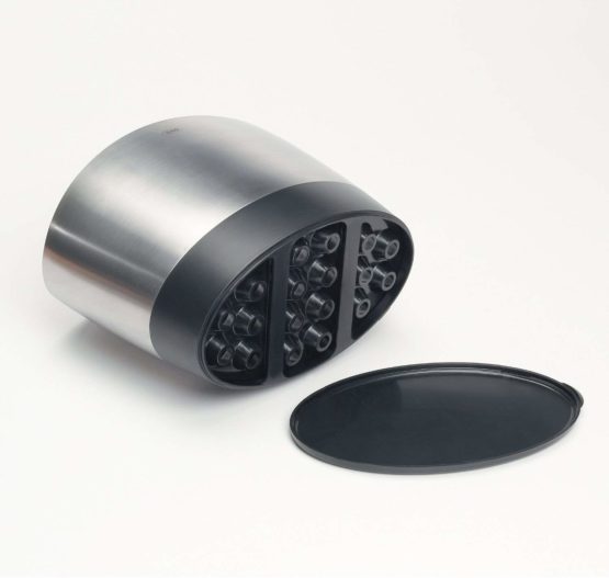 OXO Good Grips (1066734) Brushed Stainless Steel Utensil Holder - Image 4