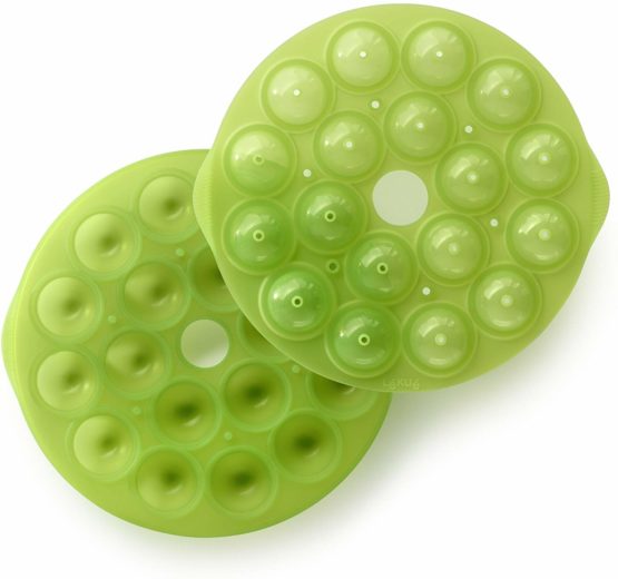 Lékué 500 ml 18 Cavity Cake Pops Tray, Green