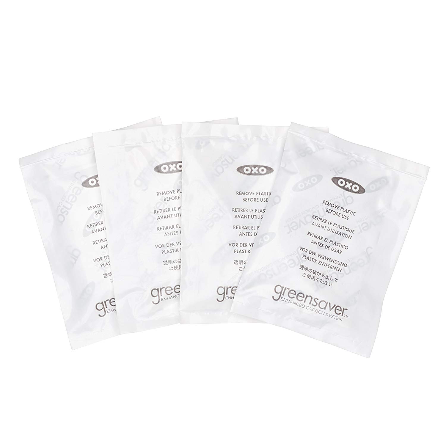 OXO Good Grips Greensaver Carbon Filter Refills - Pack of 4, 4 Count (Pack of 1) - Image 2