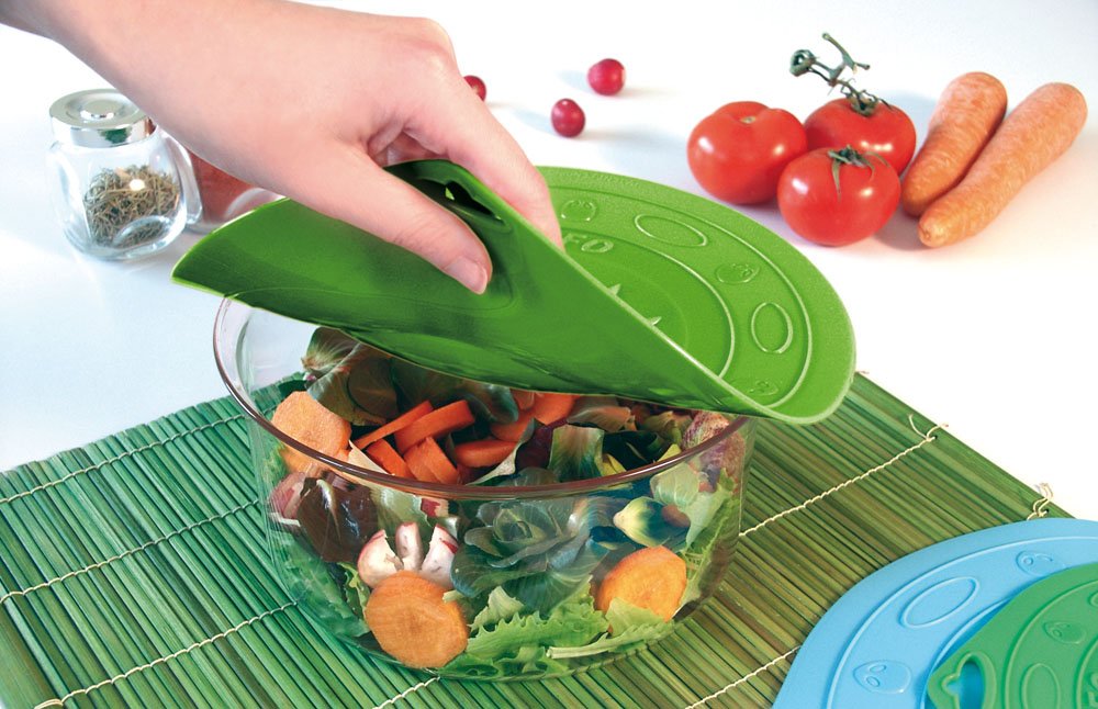 Silikomart Round Universal Silicone Lid, 215 mm, Green, Green, 6.5 UK - Image 2