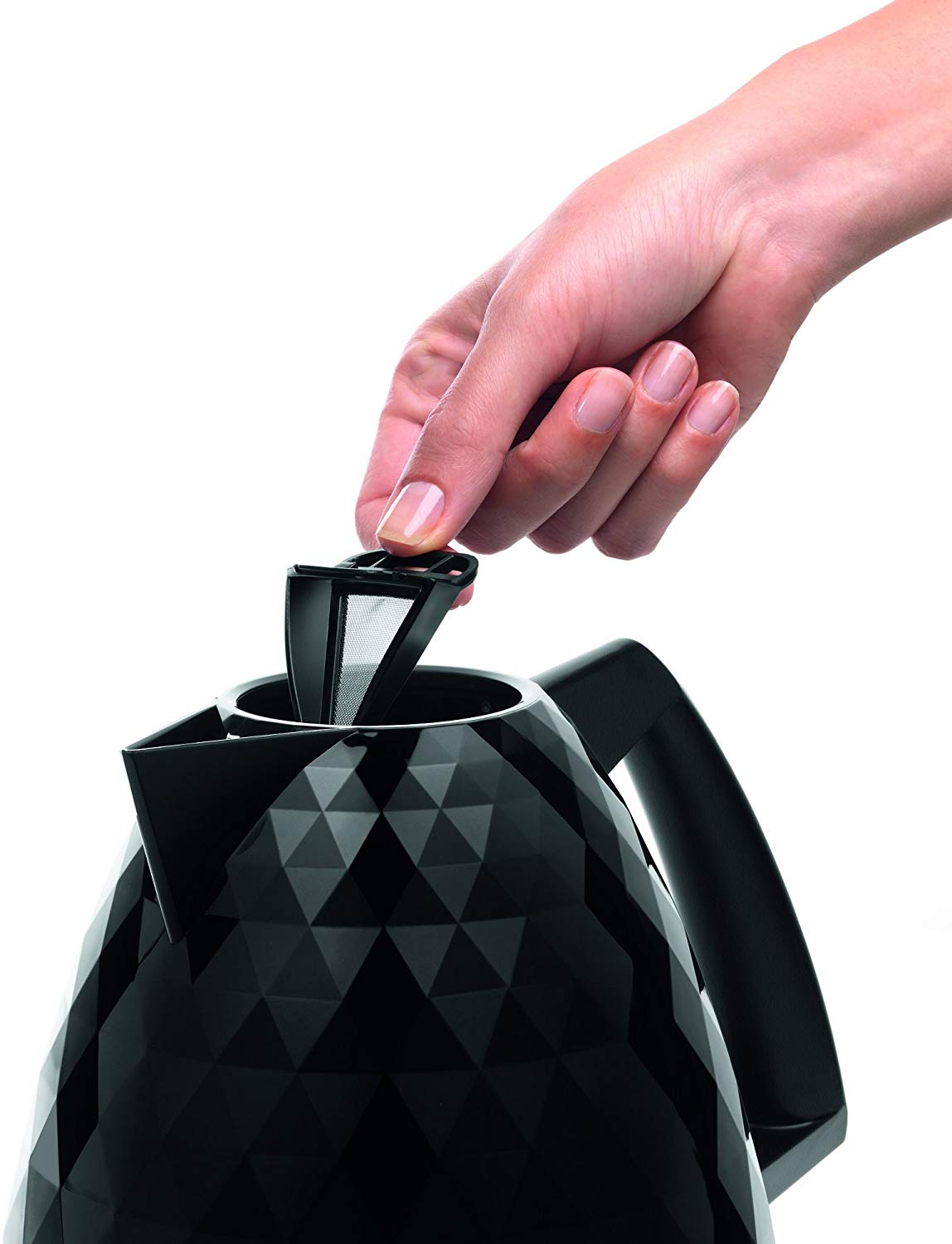 De'Longhi Brilliante Kettle, anti-scale filter, 1.7 Liters, 360° swivel base, KBJ3001BK, Black - Image 4