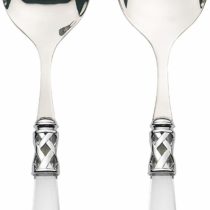 Bugatti Alc1t - N4214/15 Aladdin Salad Servers, Steel/ABS, 30.5 x 14 x 3 cm, Transparent, 2 Teilig