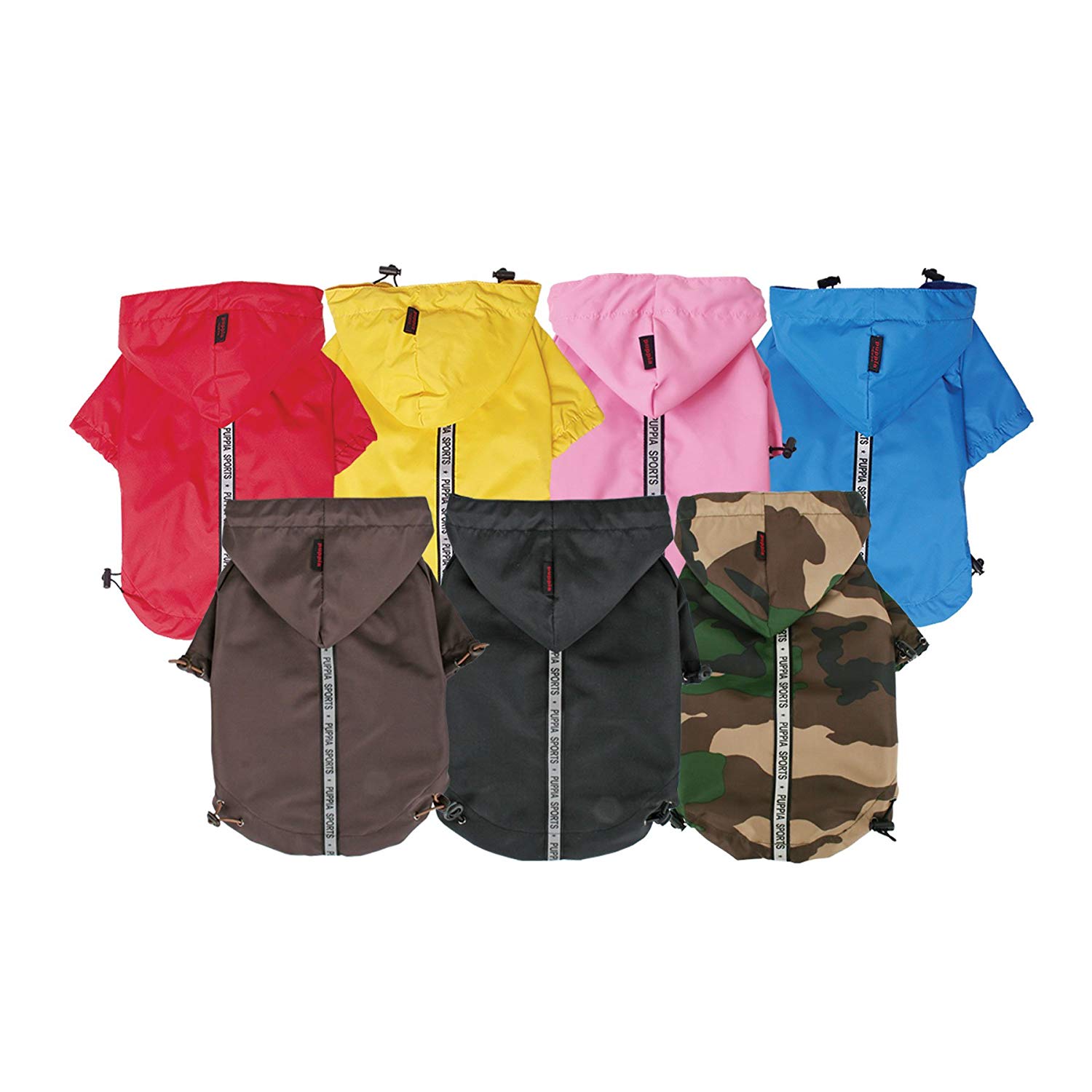 Puppia Base Jumper Raincoat For Dogs - Dog Jacket, Black, 4XL - Image 2