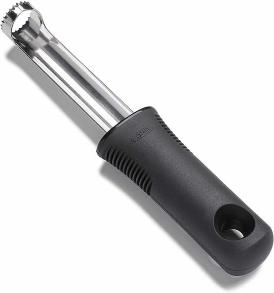 OXO Good Grips Apple Corer, stainless_steel, Silver/Black, 1 EA