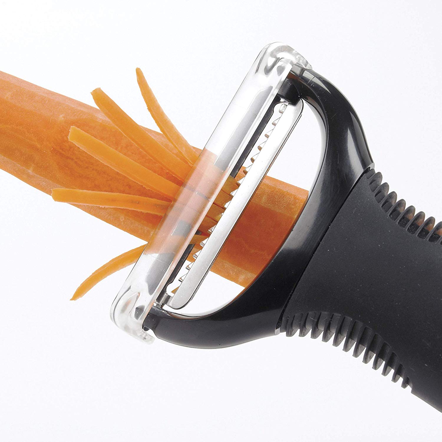 OXO 719812003665 Good Grips Julienne Peeler , Silver/Black - Image 2