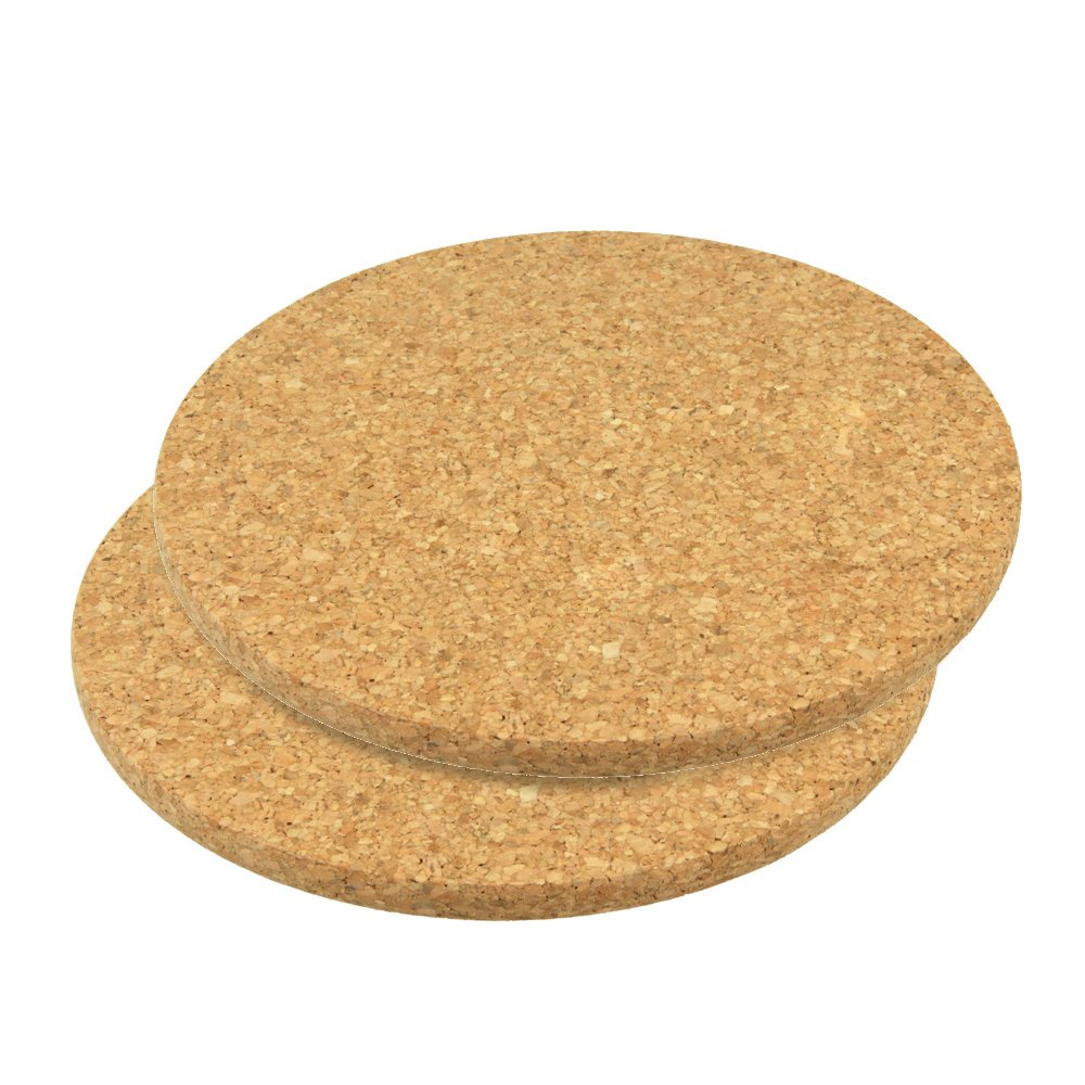 Metaltex Cork Trivet, Brown, 20 cm, 2-Piece, 2.2 x 20 x 21 cm - Image 2
