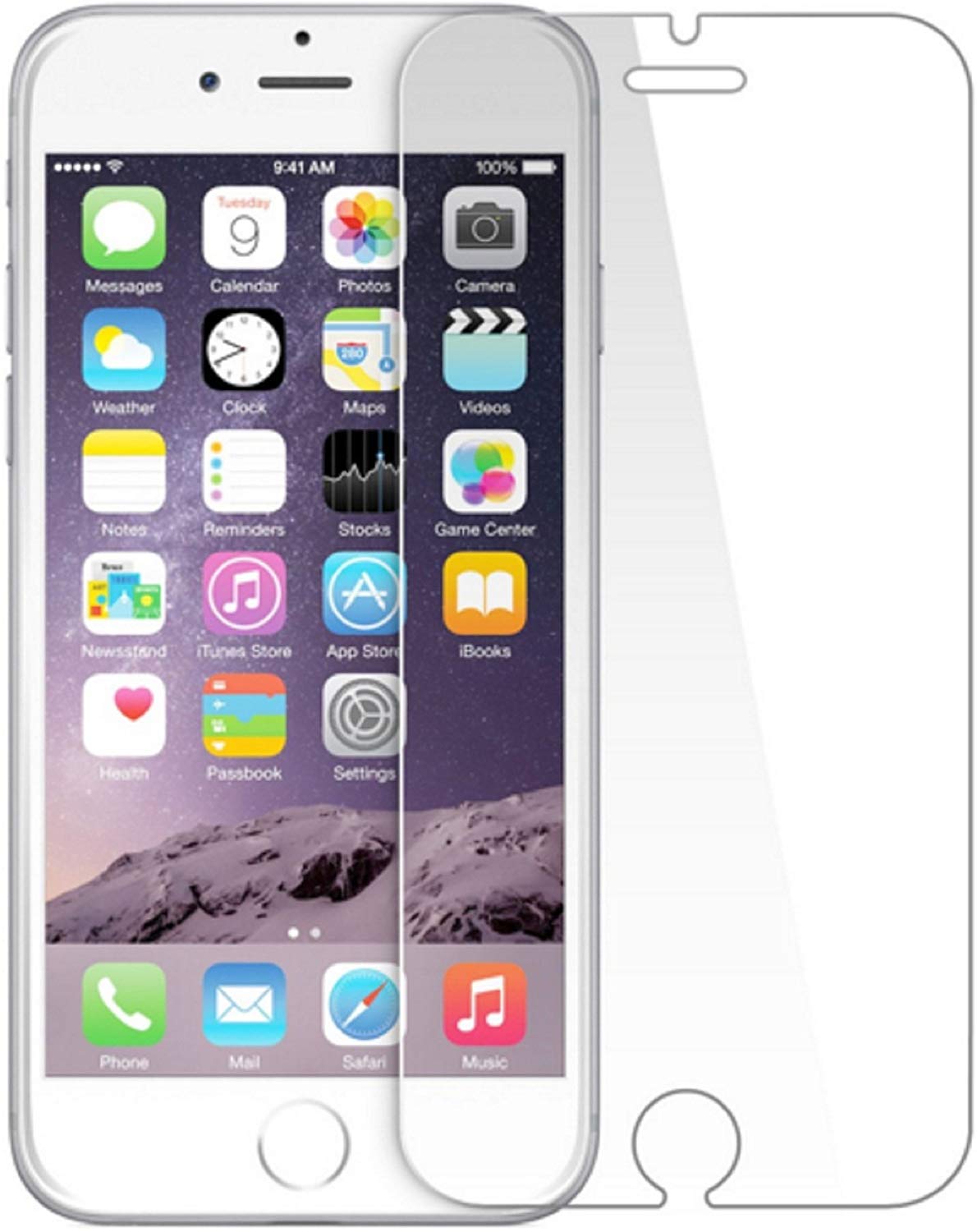 Générique Generic 3700793421446 Tempered Glass Screen Protector Film for iPhone 6, IPhone 6 (4.7)